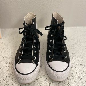 Converse Leather Platforms